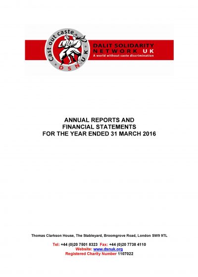 	Annual Accounts 2015-2016