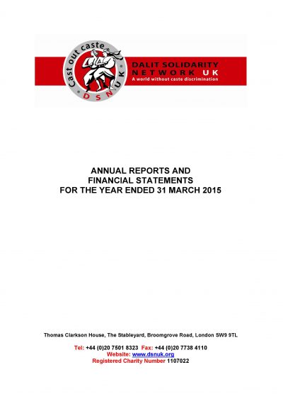 	Annual Accounts 2014-2015